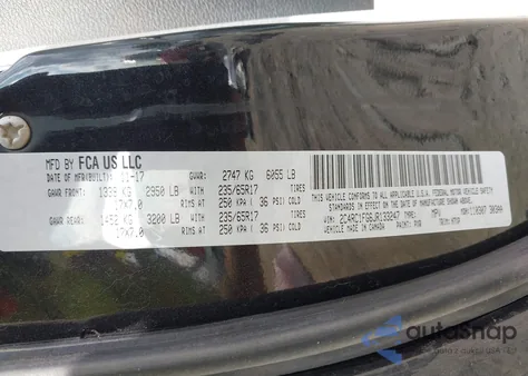 2018 Chrysler Pacifica Touring Plus from USA, damaged, VIN 2C4RC1FG6JR133247